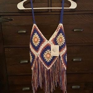 Cute crotchet tank top